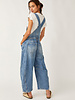 Free People Good Luck Barrel Overalls | Beam