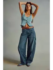 Free People Sugar And Spice Barrel Jeans