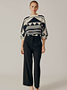 Dianthus Colorblock Sweater | Ecru