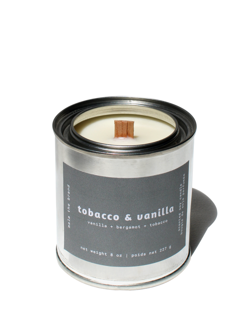 Mala Tobacco & Vanilla Mini 4oz | Vanilla + Bergamot + Tobacco