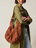 Free People Roma Suede Tote Bag | Rust