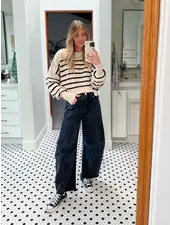 Free People Easy Street Crop Pullover | Pearl
