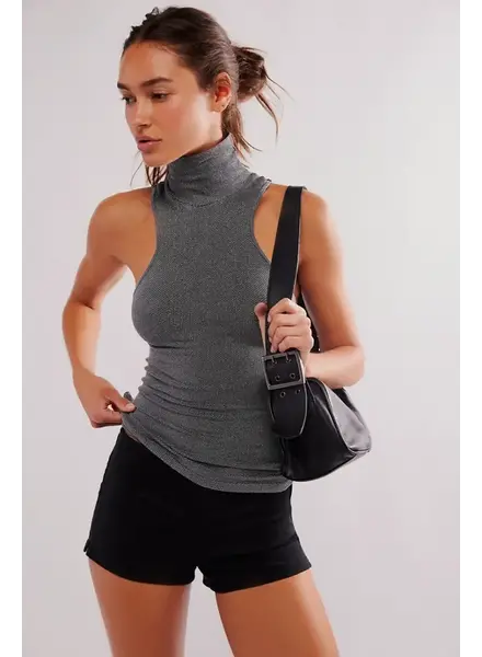 Free People Always Ready Seamless Tank | Black