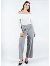 Sweat Pleat Front Pants | Grey