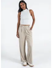 Sweat Pleat Front Pants | Taupe