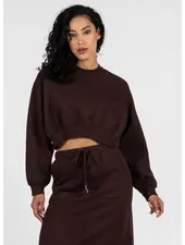 Delux Crew Neck Sweater | Expresso