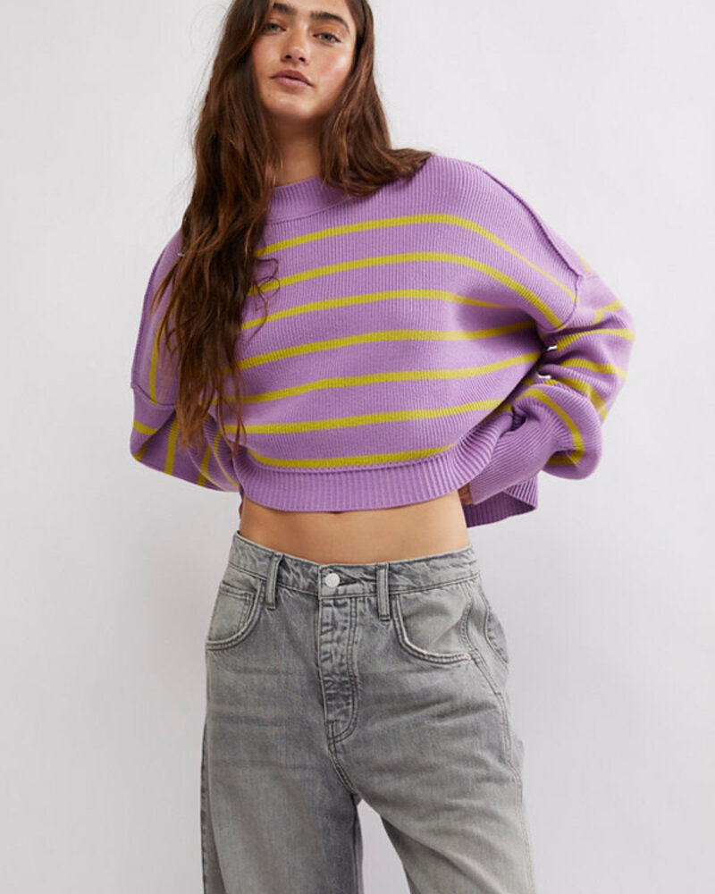 Free People Easy Street Crop Pullover | Orchid
