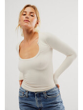 Clean Slate Seamless Layering Top | Ecru