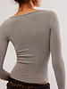 Free People Clean Slate Seamless Layering Top | Heather Grey