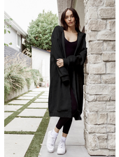 Mila Maxi Sweater | Black