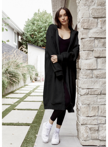 Mila Maxi Sweater | Black