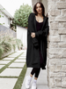 Mila Maxi Sweater | Black