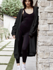 Mila Maxi Sweater | Black