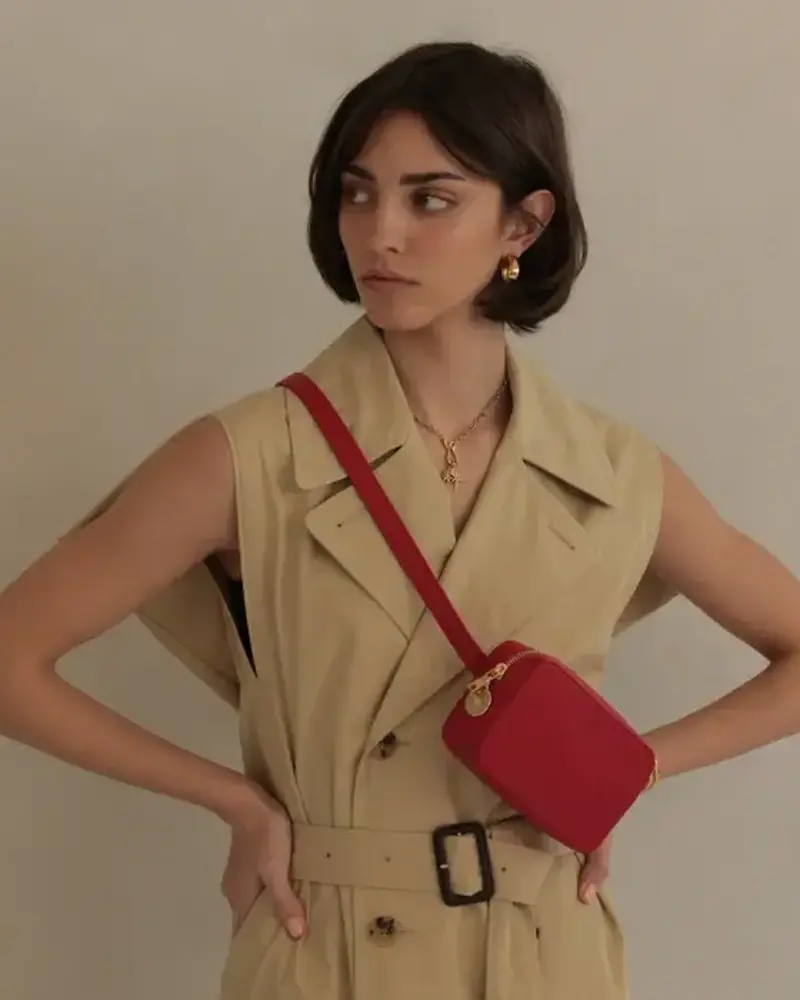Micro Belt Bag | Red