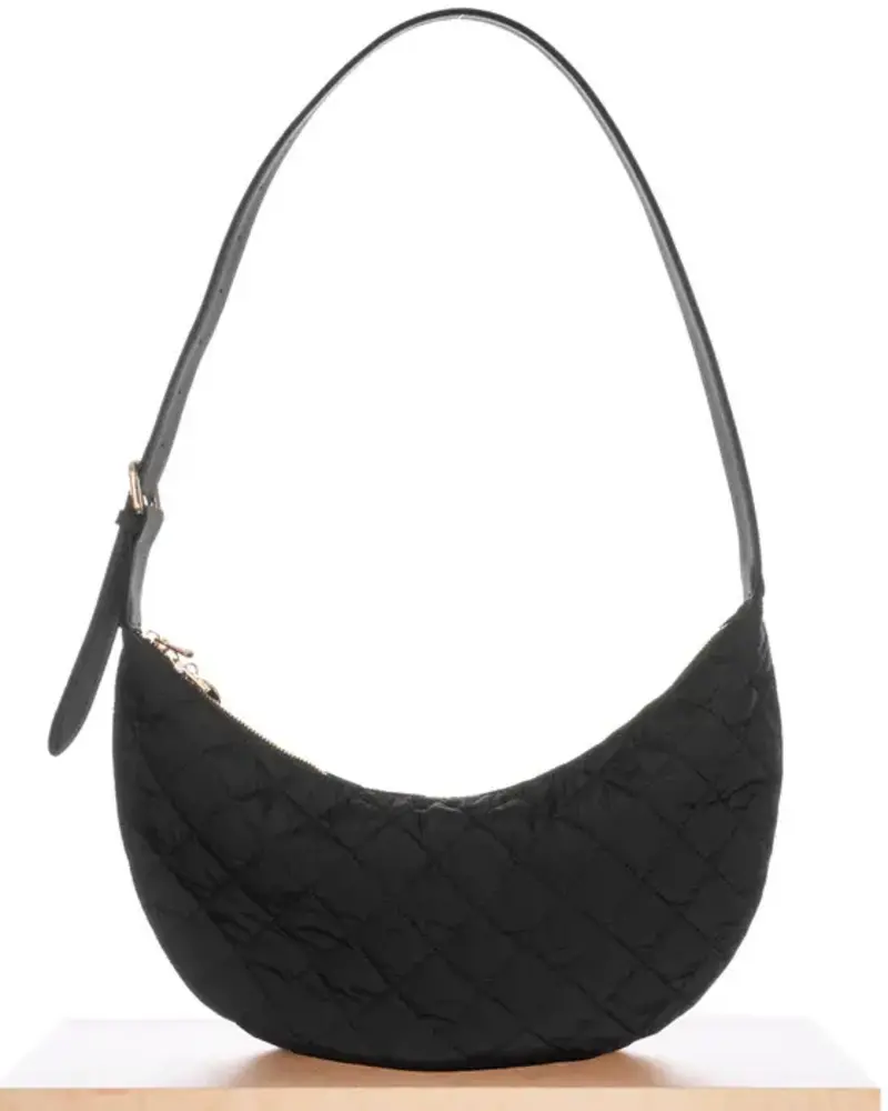 Quilted Crossbody | Black