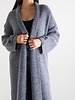 Vera Full Length Knit Cardigan | Grey