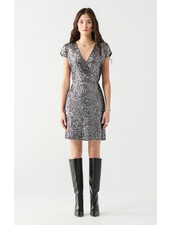 Sully Sequins Wrap Dress