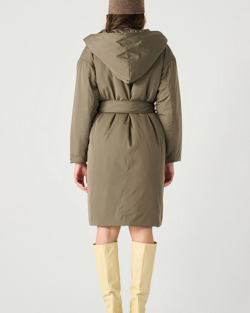 Puffer Trench Coat