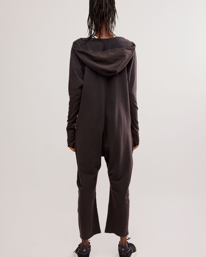 Free People Hot Shot Long-Sleeve Onesie | Black