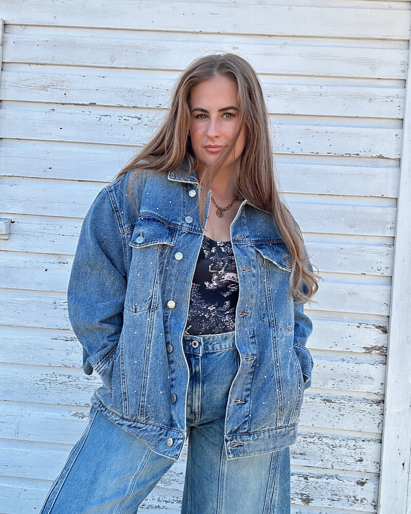 Beau Boyfriend Denim Jacket | Twinkle