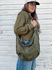 Free People Roma Suede Tote Bag | Olive
