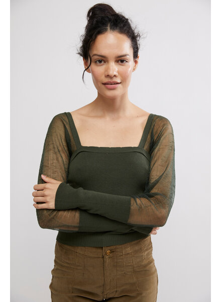 Free People Night After Night Long Sleeve | Emerald