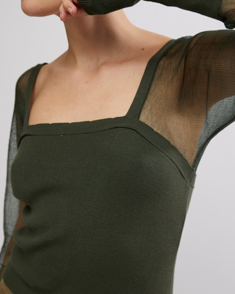Free People Night After Night Long Sleeve | Emerald
