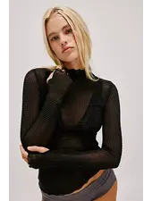 Free People Dance All Night Long Sleeve | Black