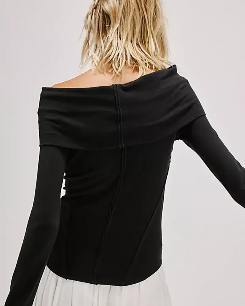 Free People Iris Layering Top | Black