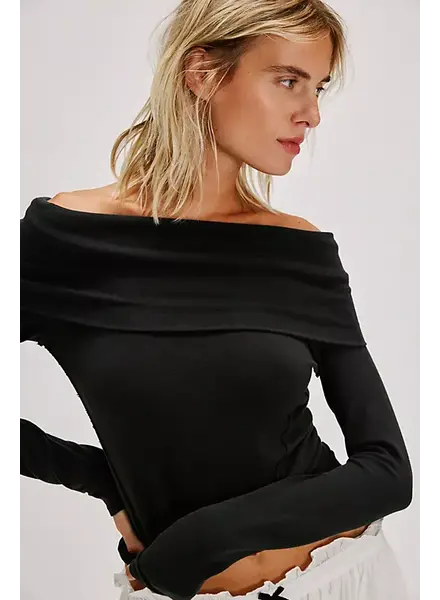 Free People Iris Layering Top | Black