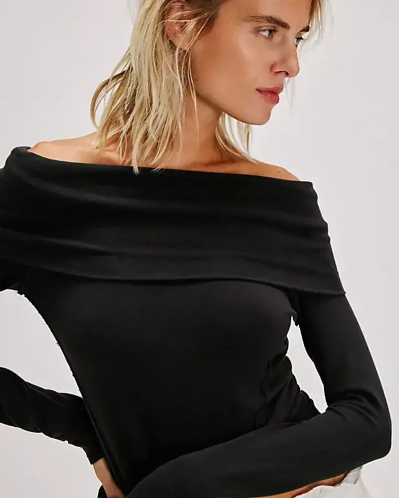 Free People Iris Layering Top | Black