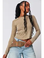 Free People Be My Baby Long-Sleeve Tee | Nut