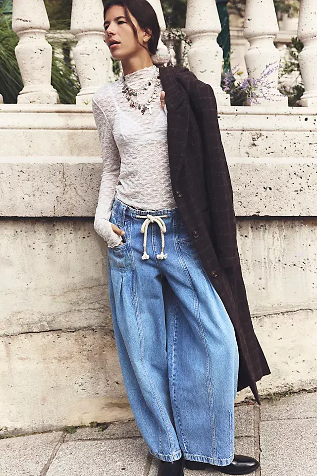 Margo Barrel Pull-On Jeans | Bergamot Margo Barrel Pull-On Jeans | Bergamot