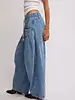 Free People Margo Barrel Pull-On Jeans
