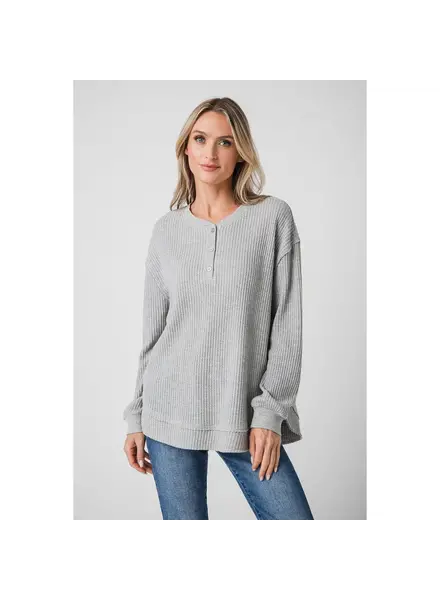 Z Supply Jax Cozy Waffle Henley
