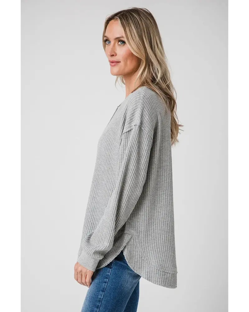 Z Supply Jax Cozy Waffle Henley
