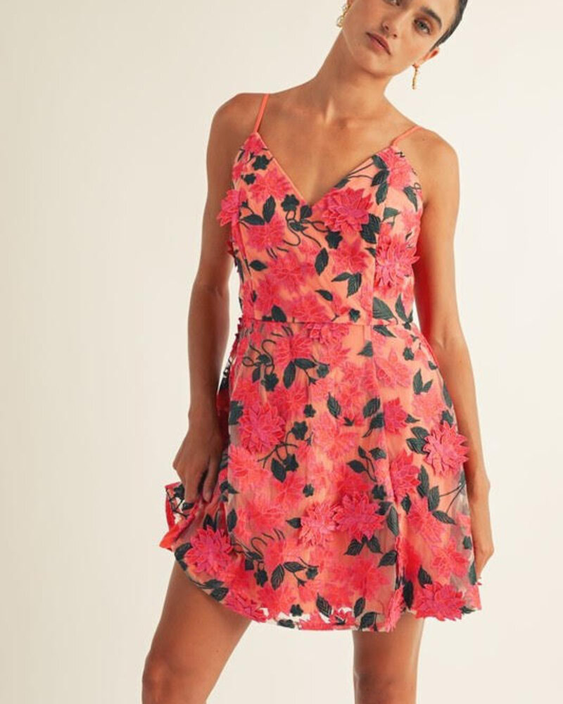 Nora Floal Mini Dress
