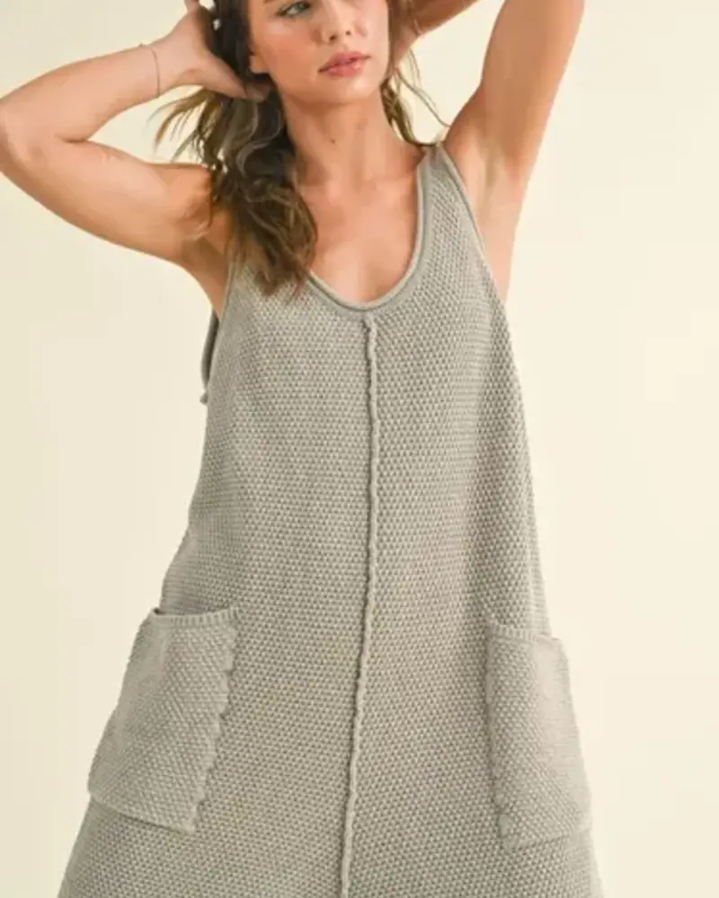 Dreamy Stone Knitted Jumpsuit