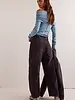 Free People Moxie Pull-On Barrel Jeans | Nighthawk