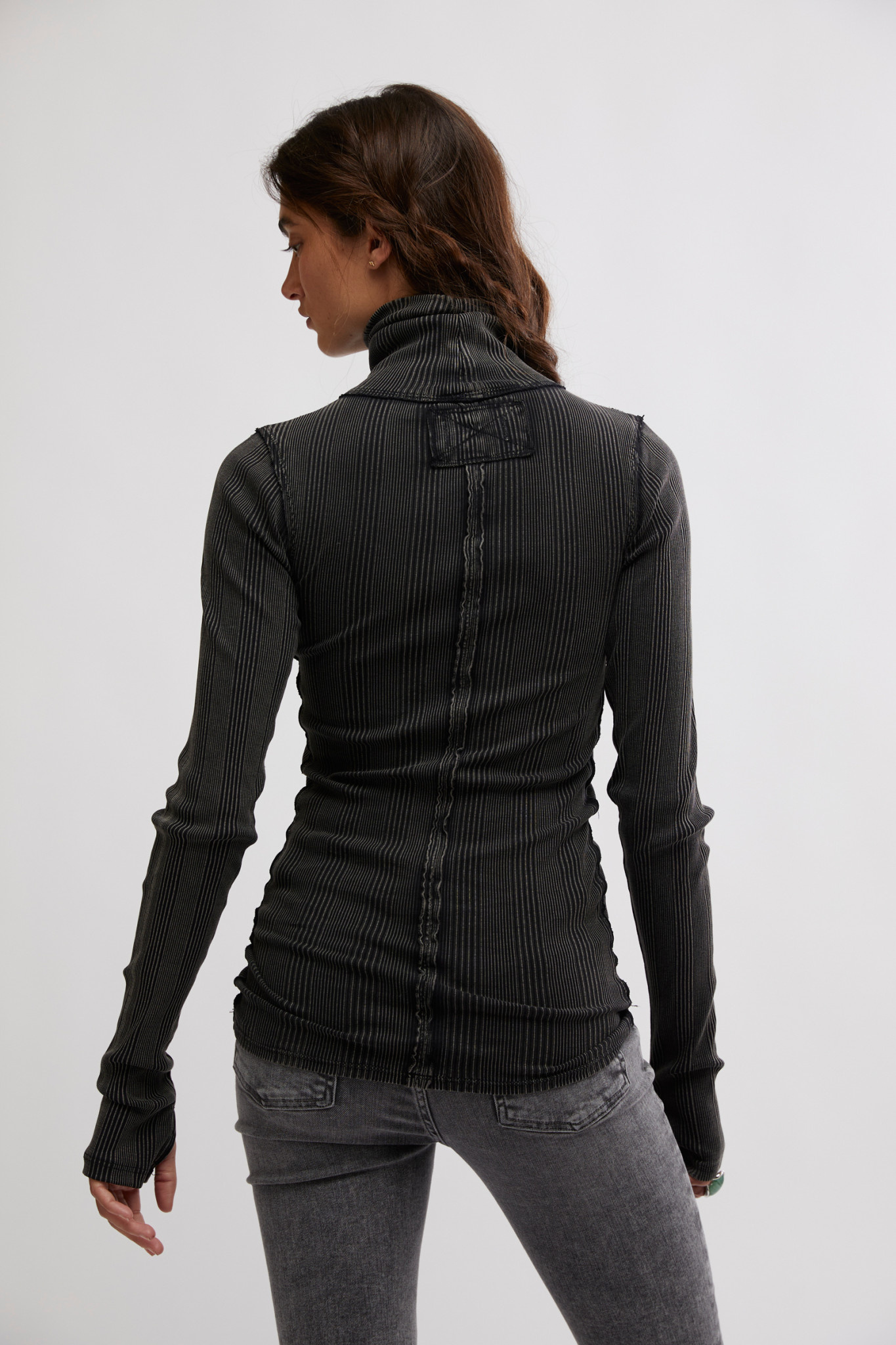 Free people black turtleneck clearance