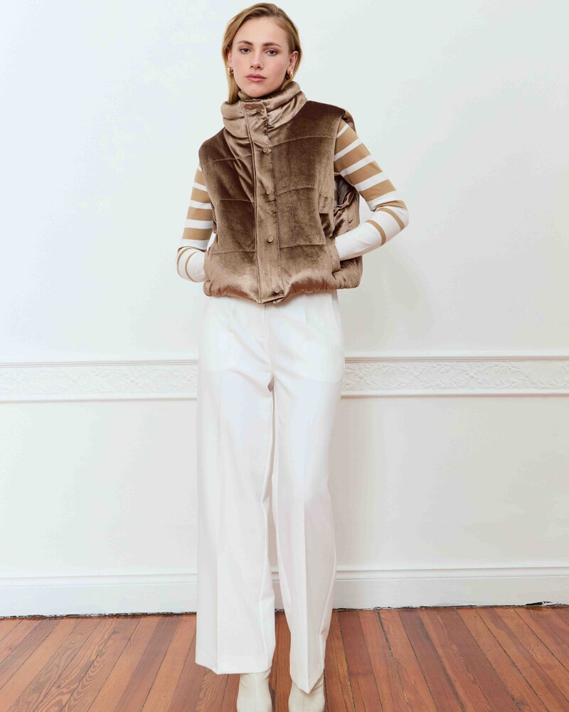 Tulipa Puffer Gilet | Mink