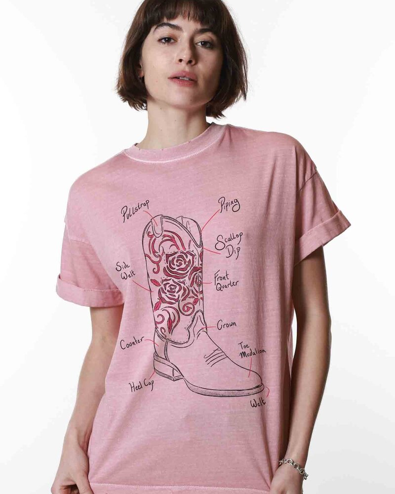 Girldangerous Boot Boyfriend Tee