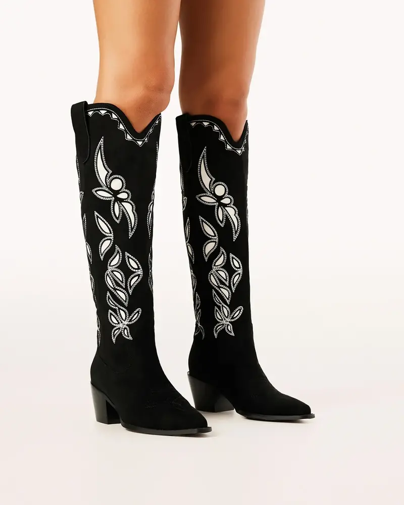 Della Western Boot | Black