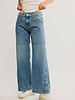 Free People Benji Relaxed Wide-Leg Jeans | Salt Of The Earth