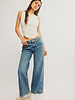Free People Benji Relaxed Wide-Leg Jeans | Salt Of The Earth