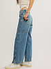 Free People Benji Relaxed Wide-Leg Jeans | Salt Of The Earth