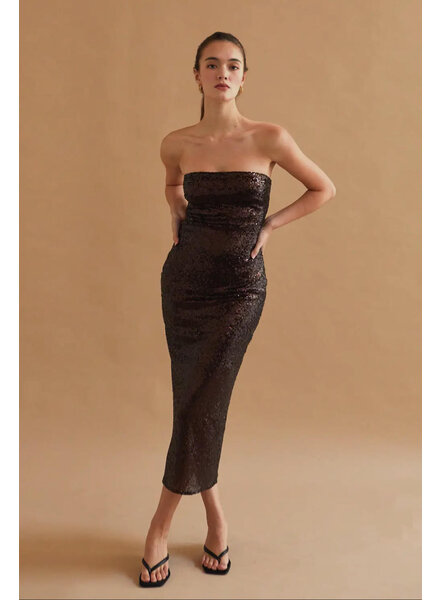 Espresso Sequins Dress