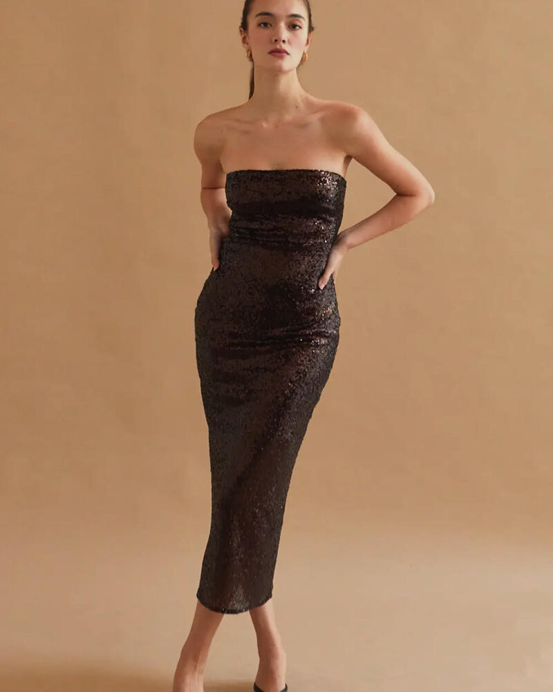 Espresso Sequins Dress