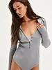 Free People Ready For It Bodysuit | Grey