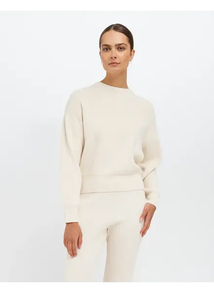 Olivia Knit Crew | Cream